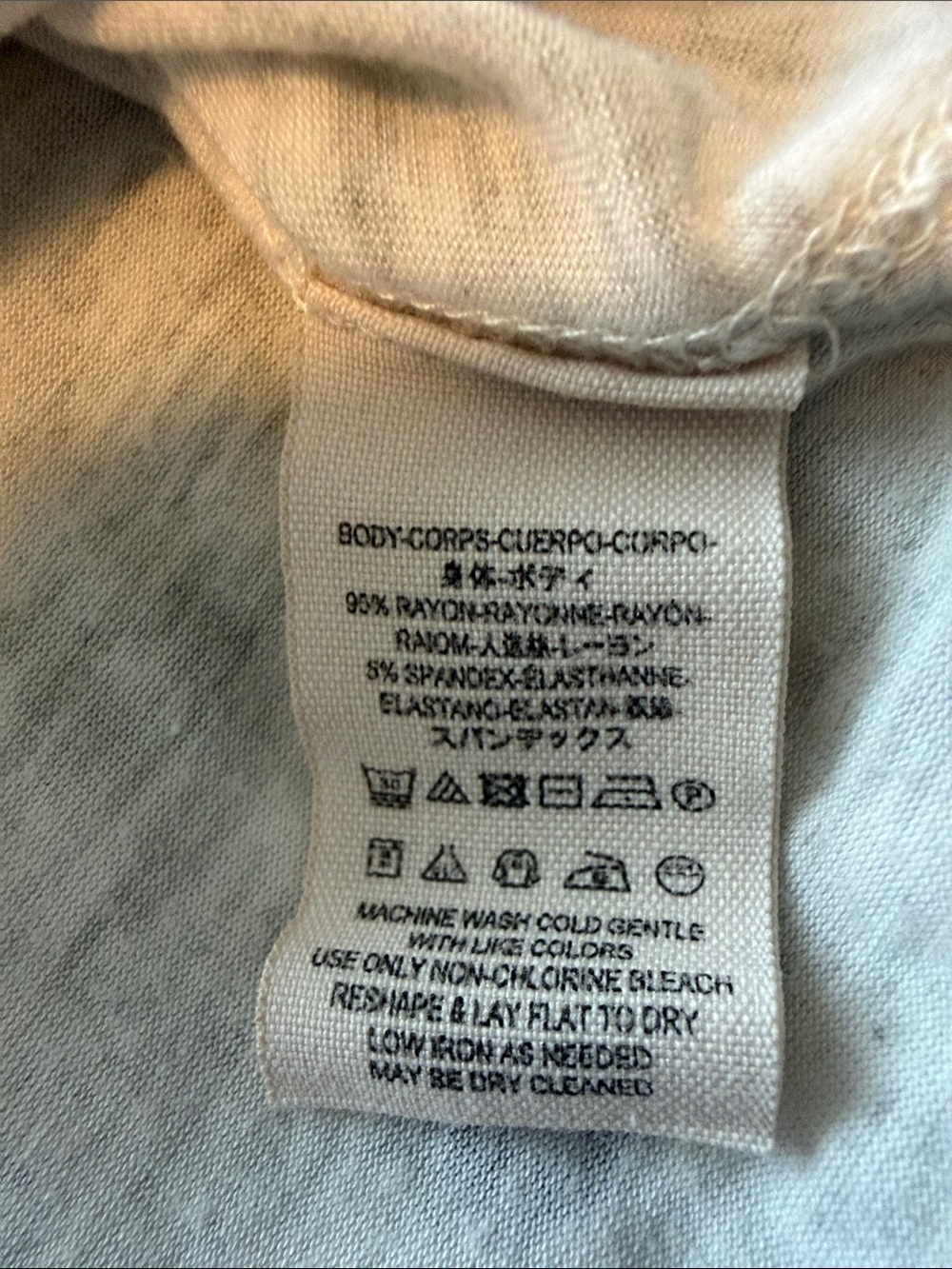 We The Free Relaxed V-Neck Tunic in Light Heathered Gray Draped, oversized - Picture 9 of 15